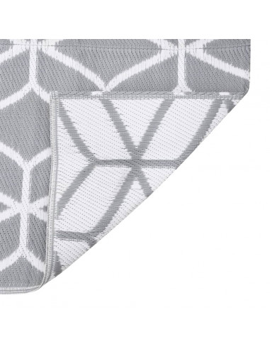 Tappeto per Esterni Grigio 80x250 cm in PP