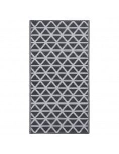 Tappeto da Esterni Nero 80x150 cm in PP