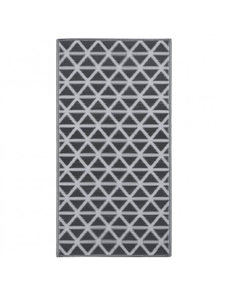 Tappeto da Esterni Nero 80x150 cm in PP