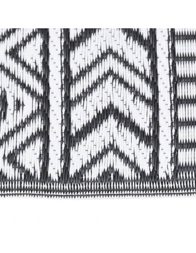 Tappeto da Esterni Nero 80x150 cm in PP