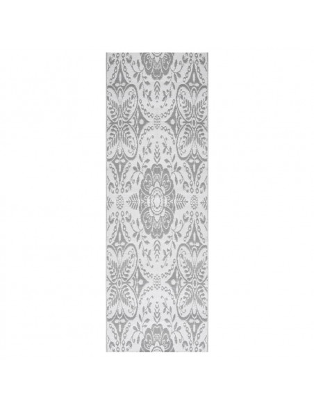 Tappeto da Esterno Grigio Chiaro 80x250 cm in PP