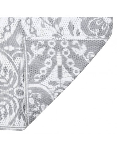 Tappeto da Esterno Grigio Chiaro 80x250 cm in PP