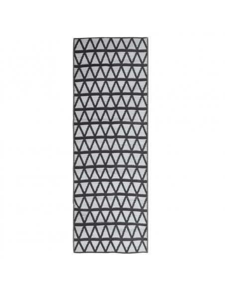 Tappeto per Esterni Nero 80x250 cm in PP