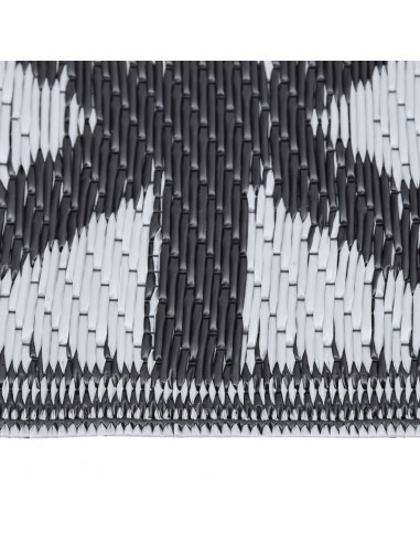 Tappeto per Esterni Nero 80x250 cm in PP