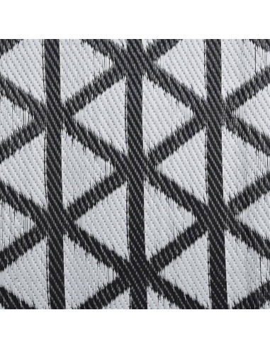 Tappeto per Esterni Nero 80x250 cm in PP