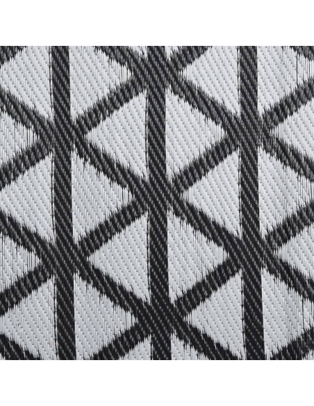 Tappeto per Esterni Nero 80x250 cm in PP