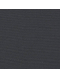 Cuscino per Panca Nero 200x50x7 cm in Tessuto Oxford