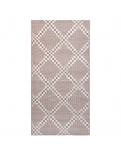 Tappeto da Esterni Marrone 80x150 cm in PP