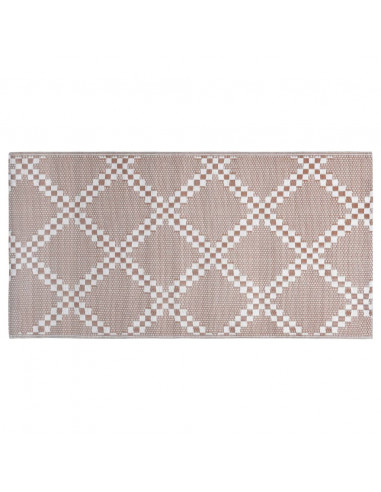 Tappeto da Esterni Marrone 80x150 cm in PP