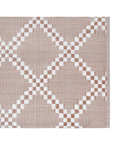 Tappeto da Esterni Marrone 80x150 cm in PP