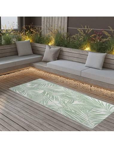 Tappeto da Esterni Verde 80x150 cm in PP