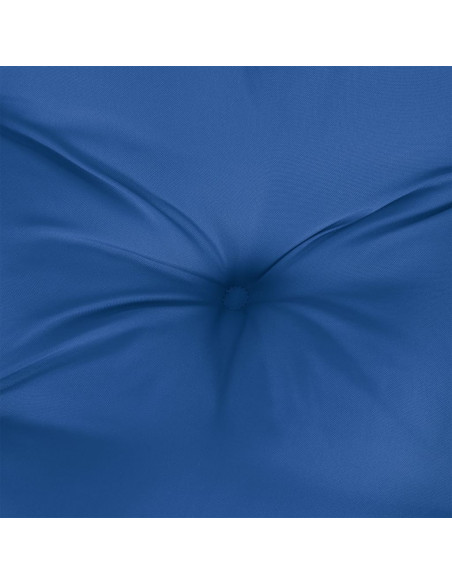 Cuscini Panca Giardino 2pz Blu Reale 100x50x7 cm Tessuto Oxford