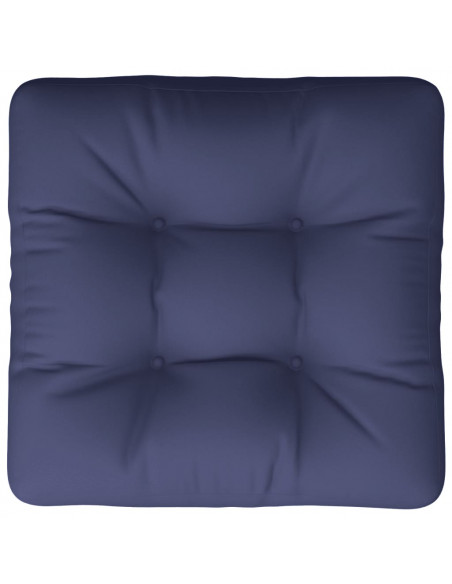 Cuscino per Pallet Blu Marino 50x50x12 cm in Tessuto