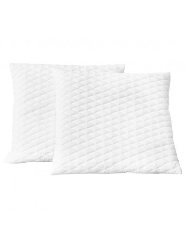 Cuscini 2 pz 80x80x14 cm in Memory Foam