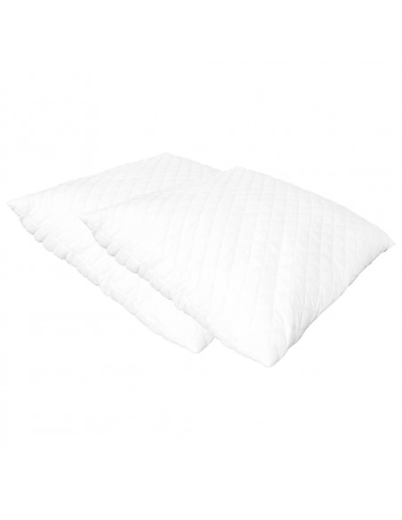 Cuscini 2 pz 80x80x14 cm in Memory Foam