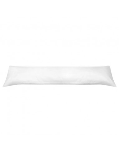 Cuscino Lungo con Traversina Laterale 40x145 cm Bianco