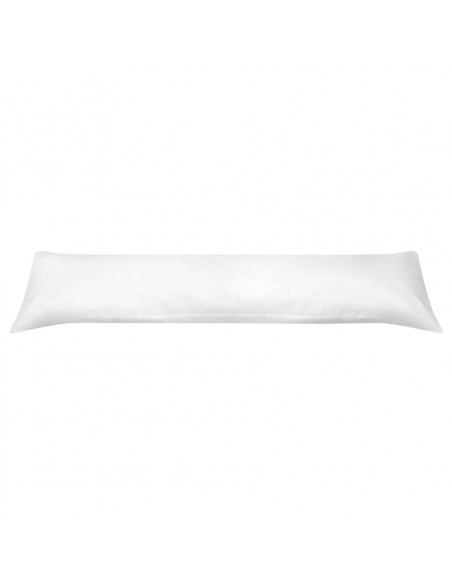 Cuscino Lungo con Traversina Laterale 40x145 cm Bianco