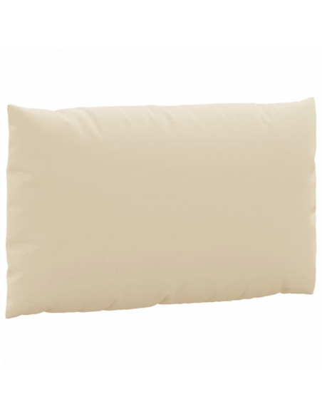 Cuscini per Pallet 2 pz Beige in Tessuto Oxford