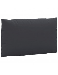 Cuscini per Pallet 2 pz Neri in Tessuto Oxford