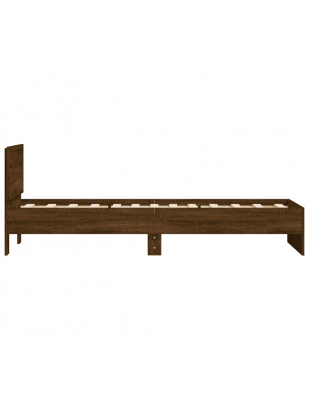 Giroletto Testiera Rovere Marrone 75x190 cm Legno Multistrato