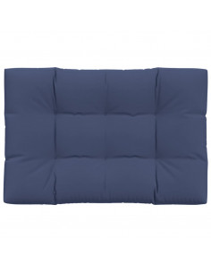 Cuscino per Pallet Blu Marino 120x80x12 cm in Tessuto