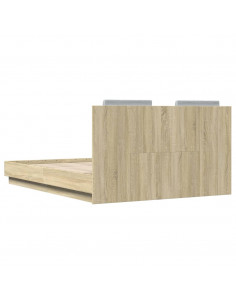 Giroletto Testiera Rovere Sonoma 140x190 cm Legno Multistrato