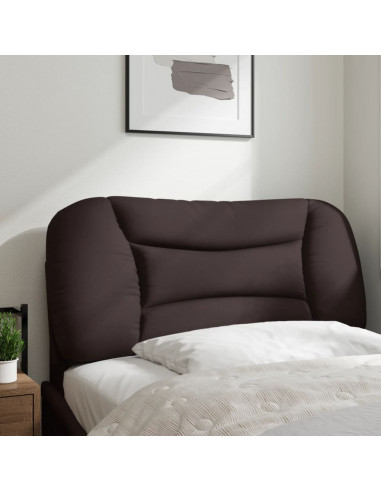 Cuscino Testiera Marrone Scuro 80 cm in Tessuto