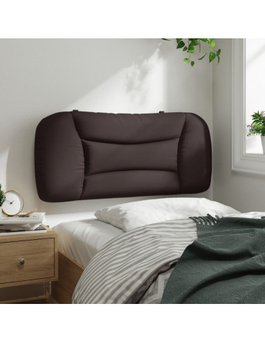Cuscino Testiera Marrone Scuro 80 cm in Tessuto