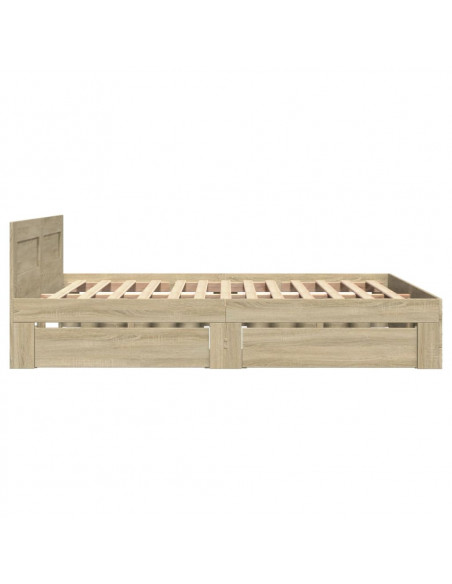 Giroletto Testiera Rovere Sonoma 140x200 cm Legno Multistrato
