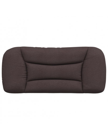Cuscino Testiera Marrone Scuro 80 cm in Tessuto