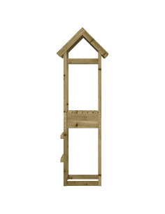 Torre da Gioco 53x46,5x194 cm in Legno di Pino Impregnato