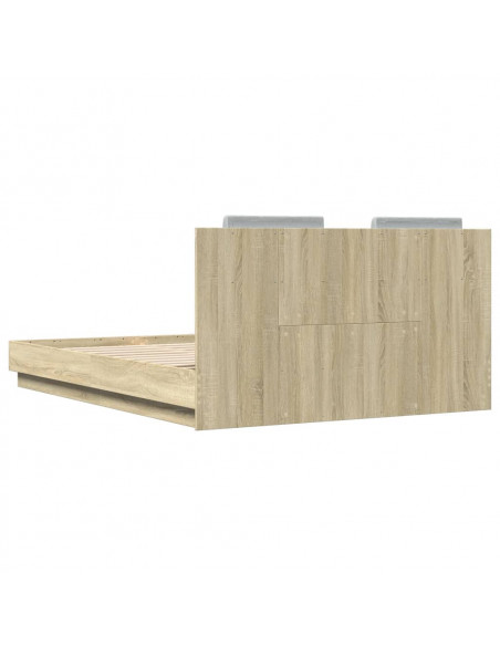 Giroletto Testiera Rovere Sonoma 140x200 cm Legno Multistrato