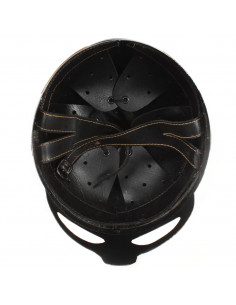 Elmo da Vichingo Antico Replica LARP Argento in Acciaio