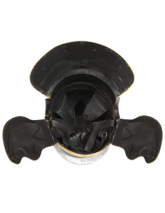 Elmo da Soldato Romano per LARP in Acciaio Argento