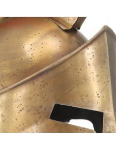 Elmo da Guerriero Greco Antico per LARP in Acciaio Ottone