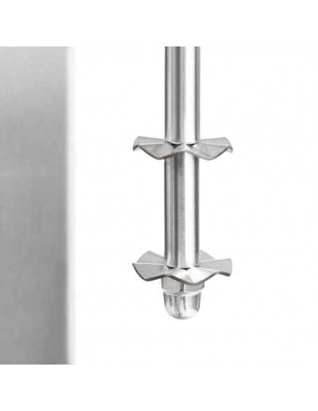Frullatore per Milkshake con Tazza Doppia in Acciaio Inox 2 L