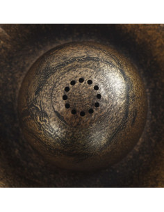 Vasca da Bagno per Uccelli con Fontana Bronzo 50x91 cm Plastica