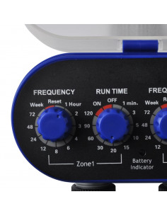 Timer Irrigazione Elettronico Automatico da Giardino 2 Prese