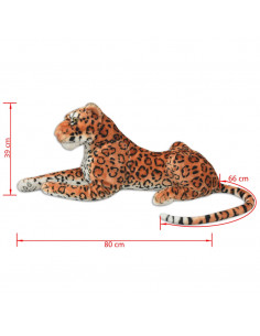 Giocattolo in Peluche Leopardo Marrone XXL