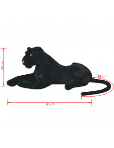 Giocattolo in Peluche Pantera Nera XXL