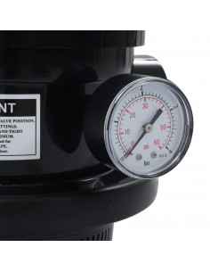 Valvola Multiporta per Filtro a Sabbia ABS 1,5" a 4 Vie