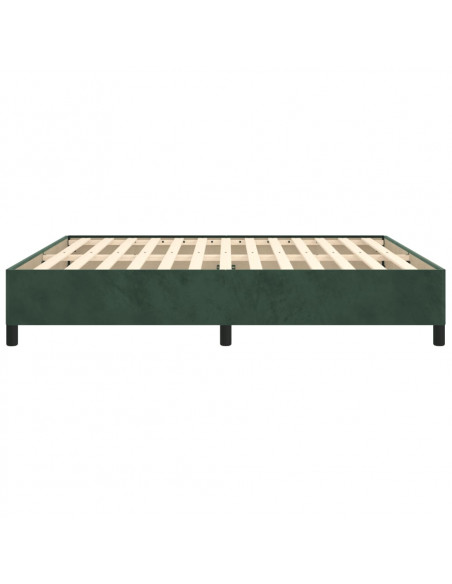 Giroletto Verde Scuro 160x200 cm in Velluto