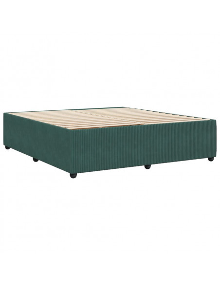 Giroletto Verde Scuro 180x200 cm in Velluto
