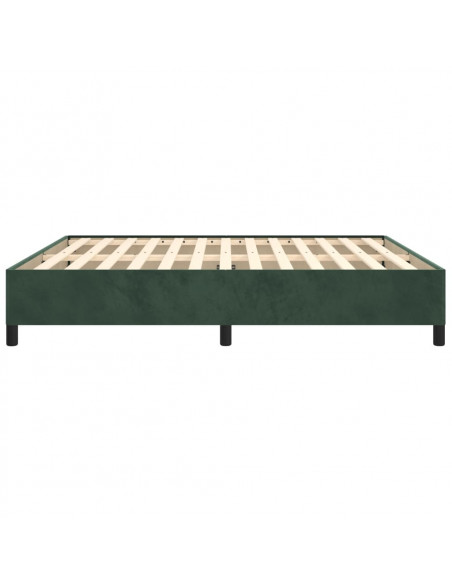 Giroletto Verde Scuro 180x200 cm in Velluto