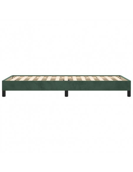 Giroletto Verde Scuro 90x200 cm in Velluto