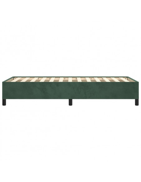 Giroletto Verde Scuro 90x200 cm in Velluto