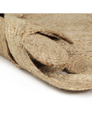 Tappeto Lavorato a Mano in Juta Intrecciata 240 cm