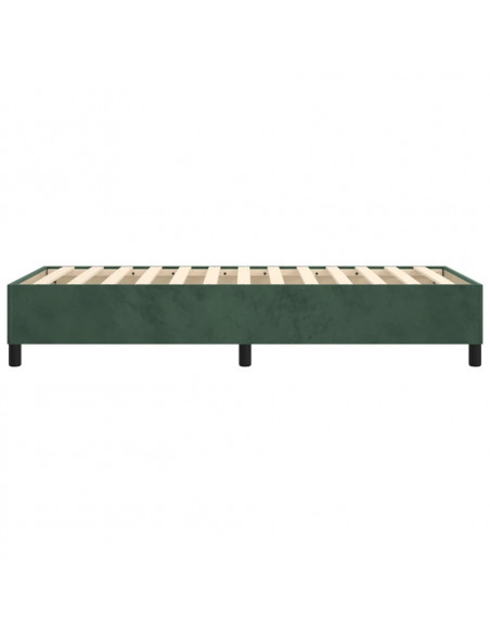 Giroletto Verde Scuro 90x200 cm in Velluto