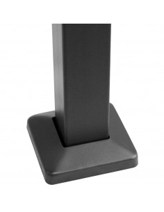 Gazebo Barbecue Ripiani Laterali Antracite 240x150x243 Acciaio