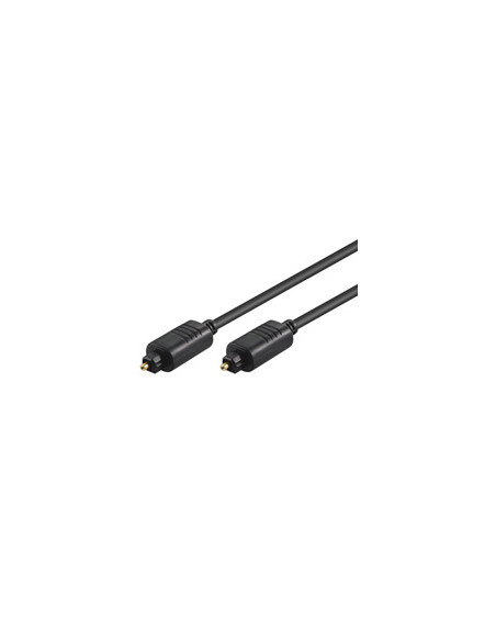 Goobay AVK 220-100 1.0m cavo a fibre ottiche 1 m toslink Nero